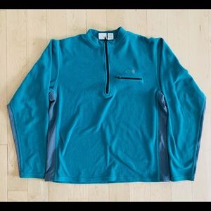 The North Face quarter Zip fleece men's medium